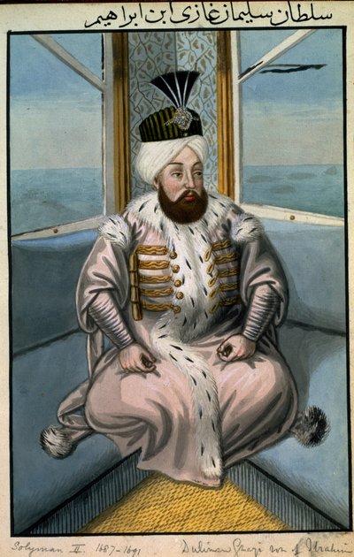 Solyman II (1642-91) Sultan 1687-91, uit 